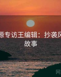 黑料资源专访王编辑：抄袭风波幕后故事