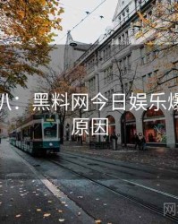 独家深扒：黑料网今日娱乐爆点背后原因