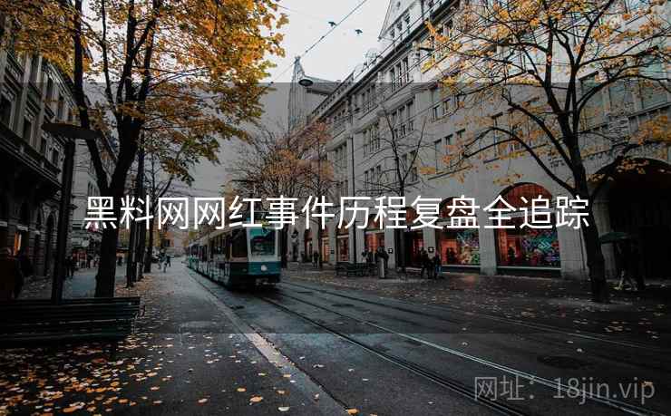 黑料网网红事件历程复盘全追踪